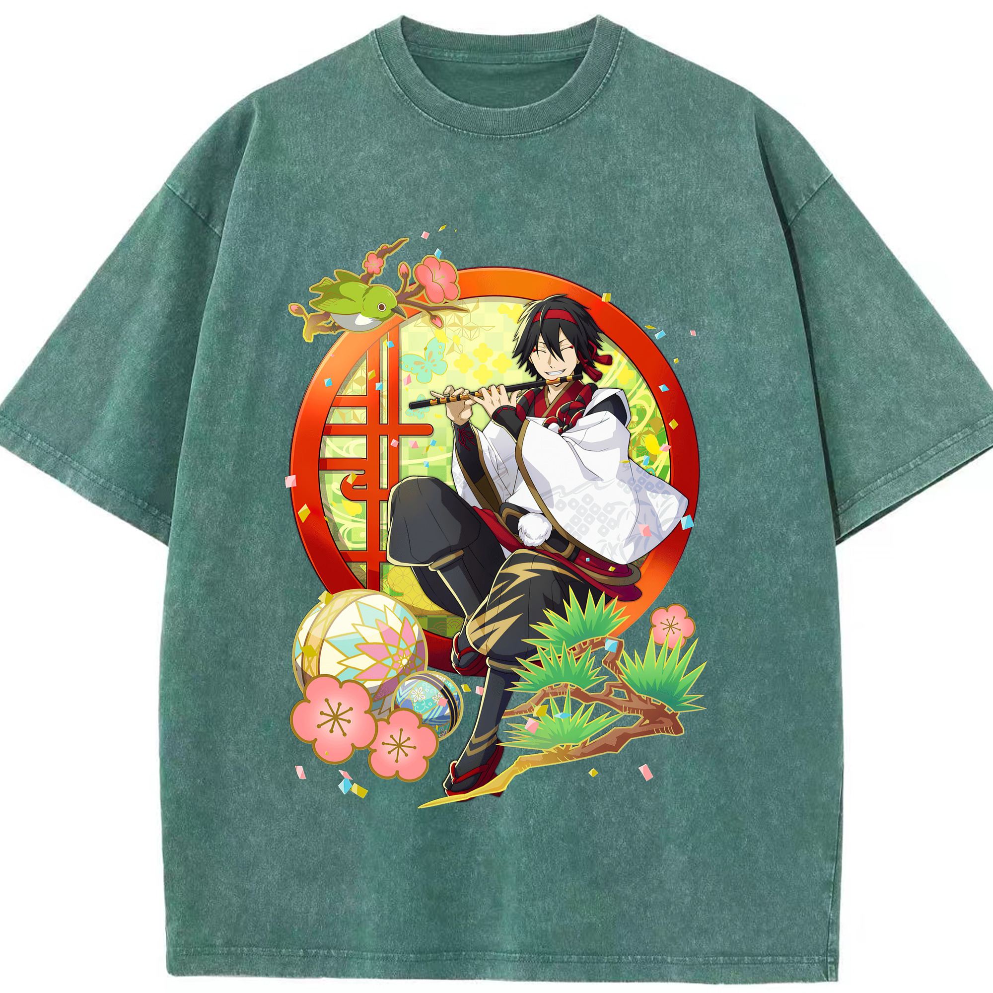 （画像用） 文豪ストレイドッグス Bungo Stray Dogs 綿100% ヴィンテージ風 半袖Tシャツ（フロントプリント）